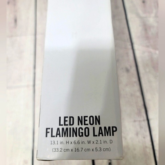 LED Neon Flamingo Lamp Party Tabletop Light - Picture 5 of 7